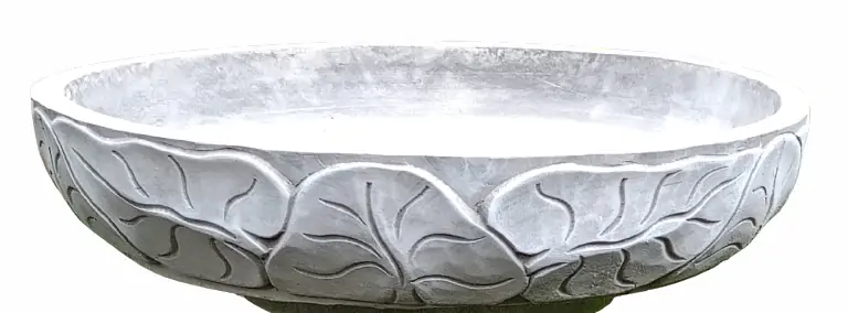  Product image 3 of the product “Makassar - Bowl with lotus motive, Ø 50 cm | cast stone ”